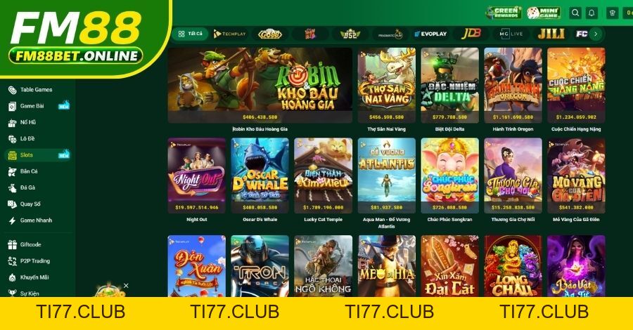 Game Nổ Hũ Rút Tiền Mặt Tại Fm88 - Game Slots Hot 2026