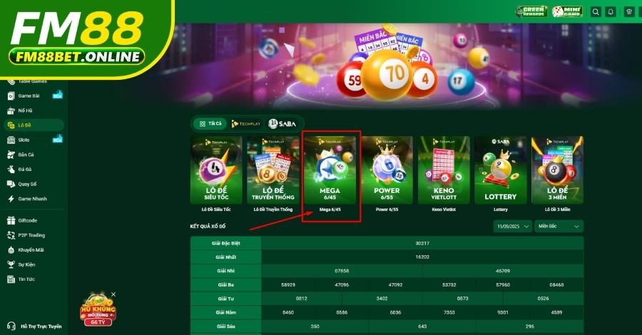 Mega 6/45 Fm88 Là Gì? Tìm Hiểu Cách Mua Vé Và Mẹo Chơi Mega 6/45 Fm88 Là Gì? Tìm Hiểu Cách Mua Vé Và Mẹo Chơi